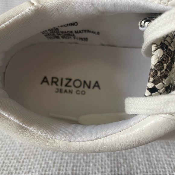 NWOT Arizona Jean Co Techno Snake Print Sneakers - Picture 9 of 10